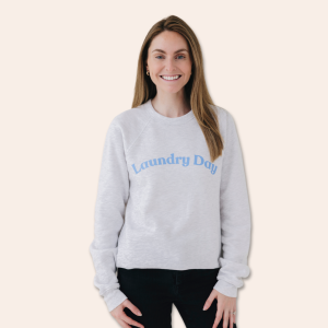 Laundry Day Sweatshirt Light Grey