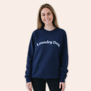 Laundry Day Sweatshirt Navy